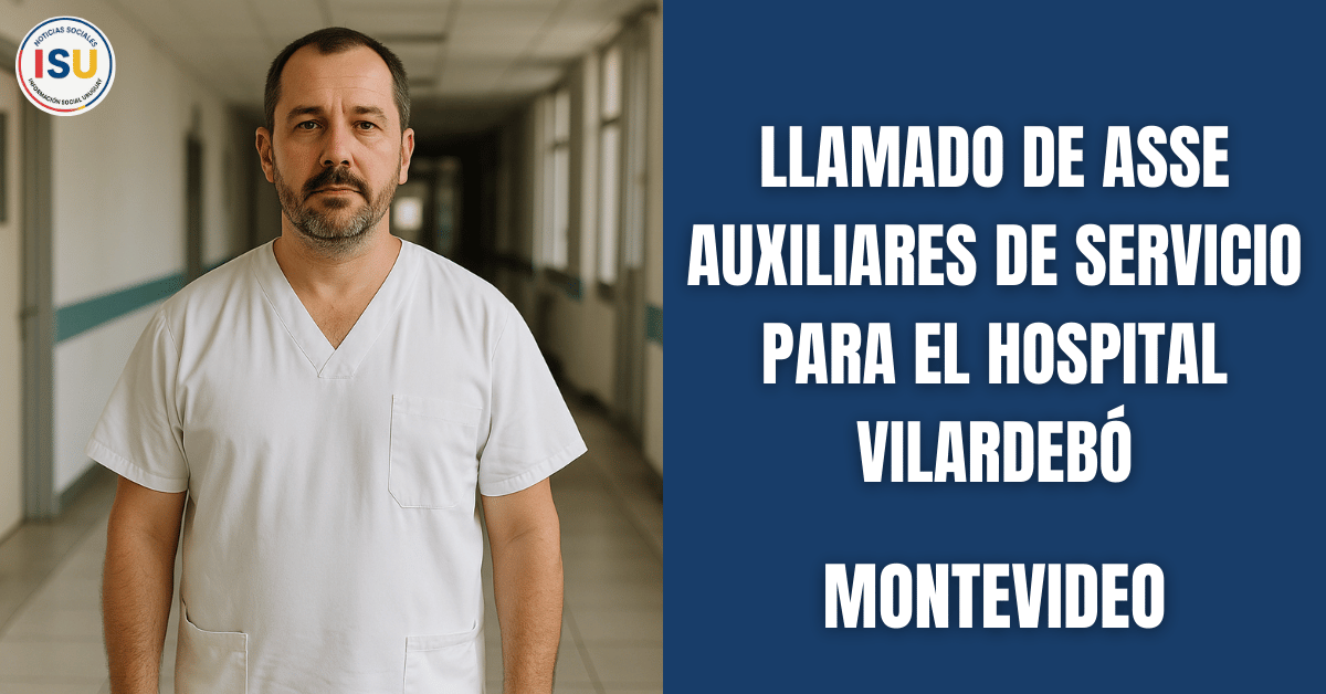 auxiliar de servicio en Montevideo