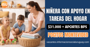 niñera en Montevideo