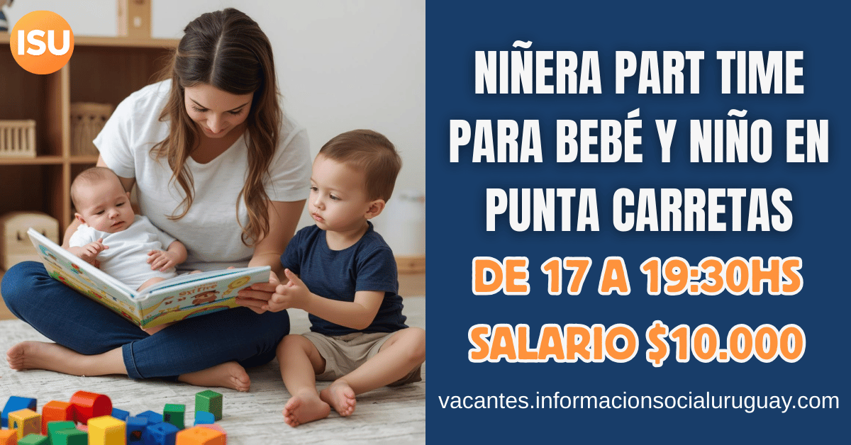 trabajo de niñera en Montevideo