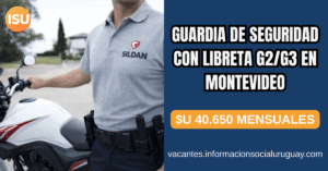 Guardia de seguridad en Montevideo