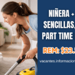 Niñera part time