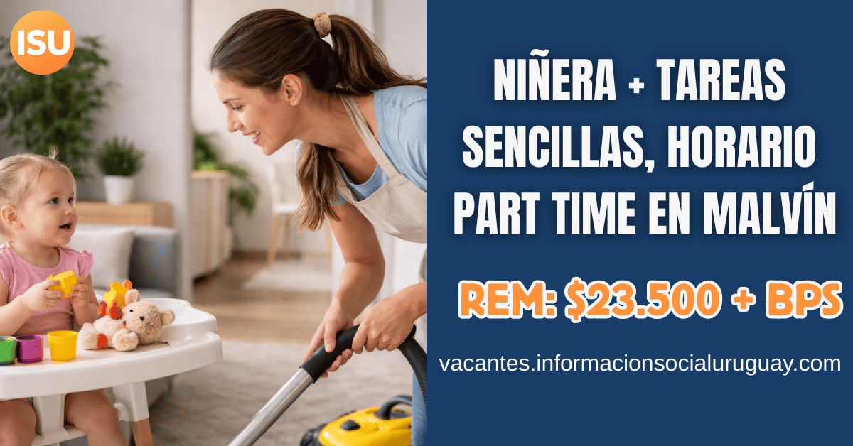 Niñera part time