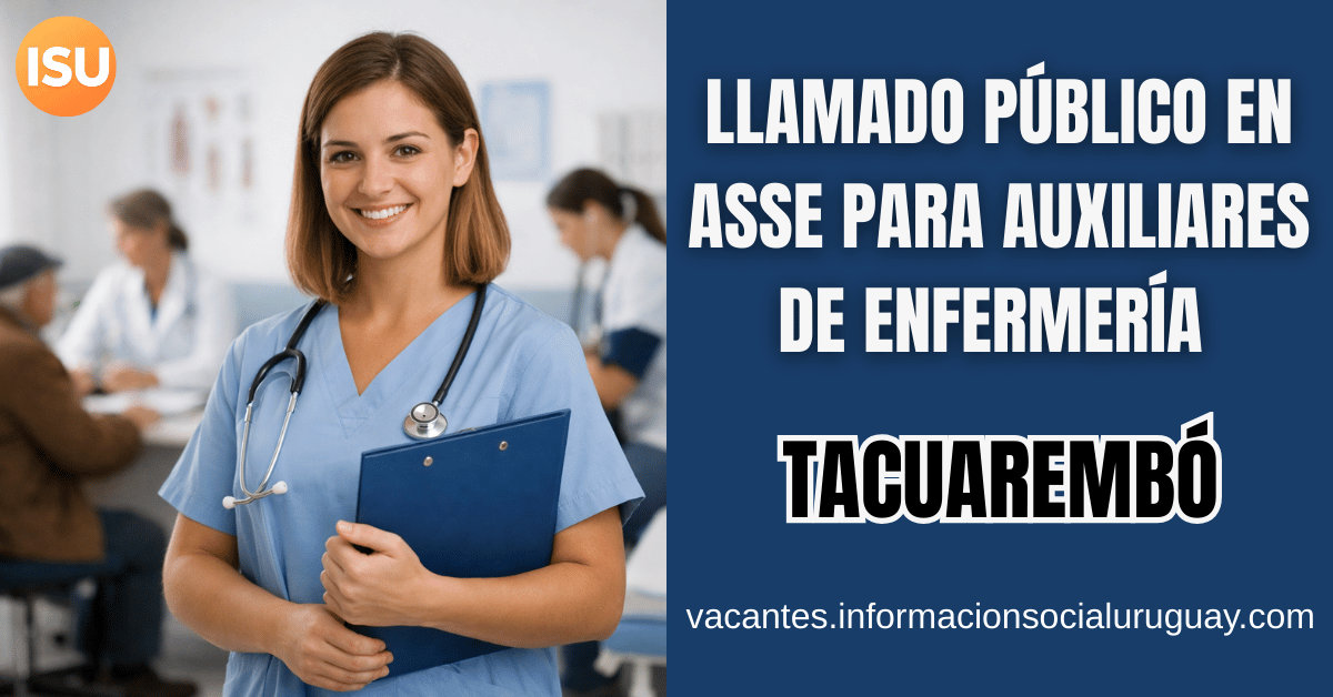 auxiliar de enfermeria en tacuarembo