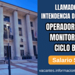 Llamado Operador de Monitoreo Canelones 2026