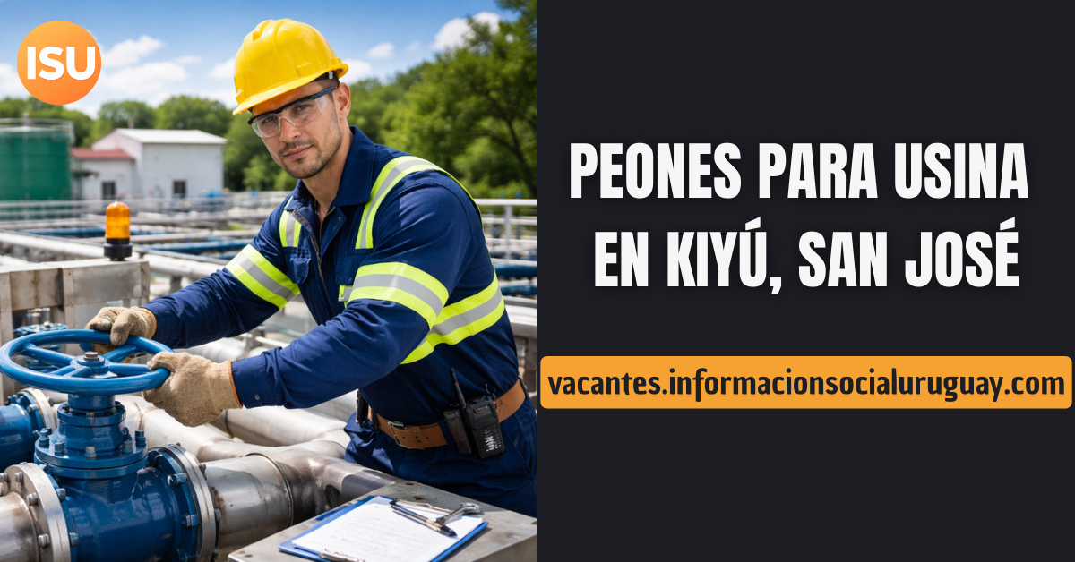 peón de usina en Kiyú