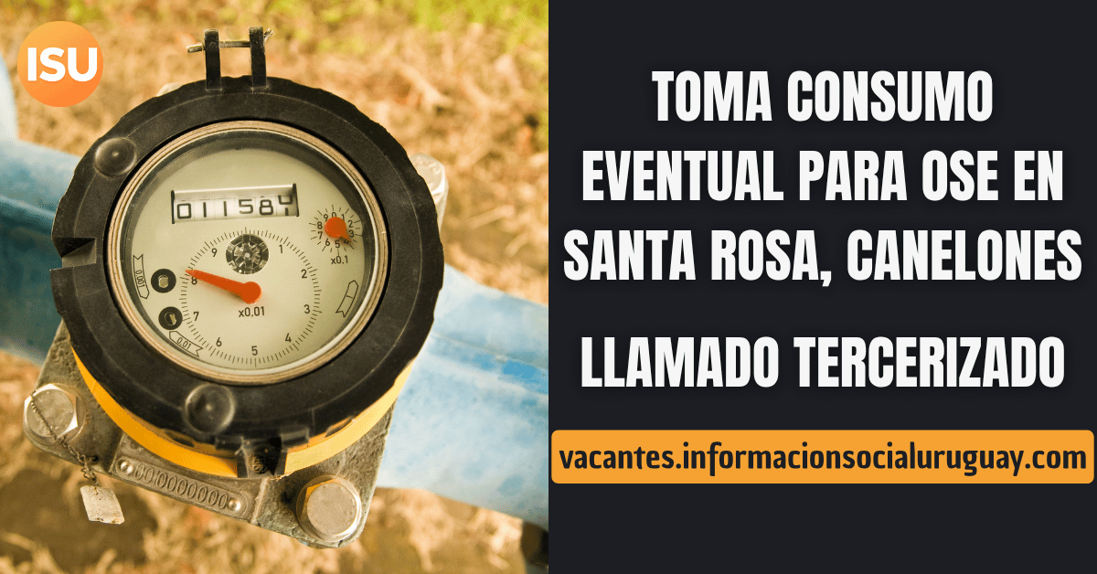 toma de consumo OSE Santa Rosa