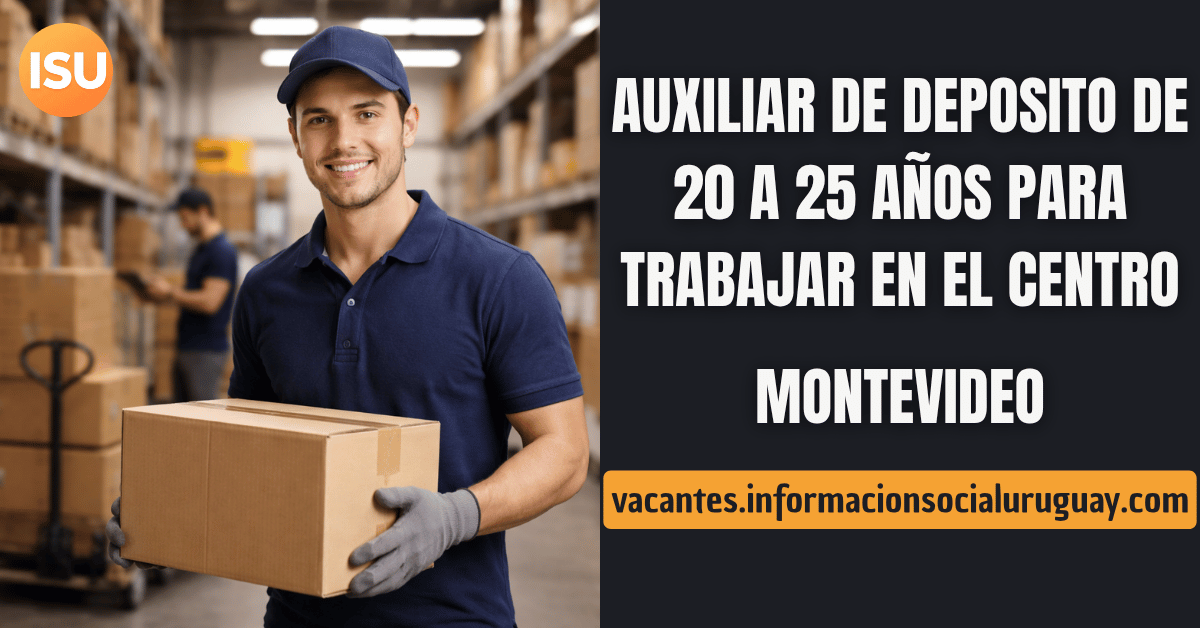 auxiliar de depósito Montevideo