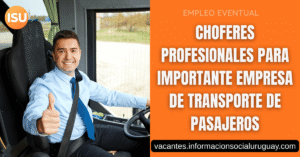 Conductor de ómnibus en Montevideo