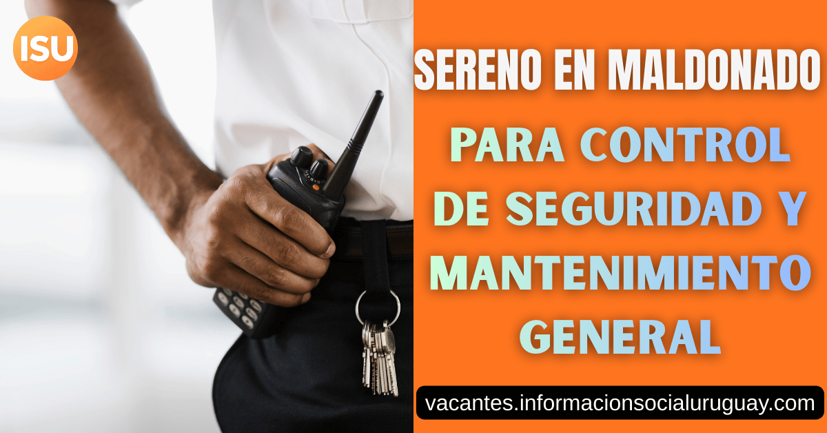 Trabajo sereno Maldonado