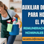 auxiliar de limpieza El Pinar