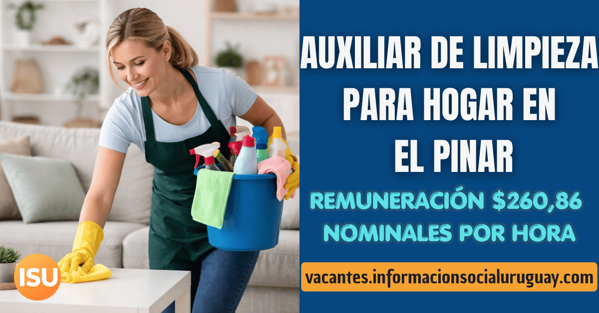 auxiliar de limpieza El Pinar