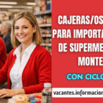 Cajero/a Part Time en Supermercado TATA