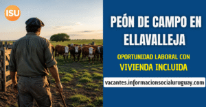 peón de campo en Lavalleja