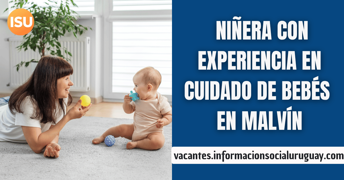 niñera en Malvín