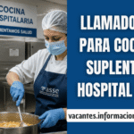 llamado ASSE cocinero