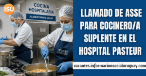 llamado ASSE cocinero