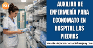 auxiliar de enfermería ASSE
