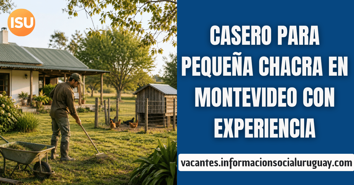 casero para chacra en Montevideo