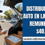 distribuidor con auto en Las Piedras