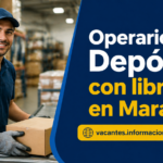 Operario de depósito con libreta A