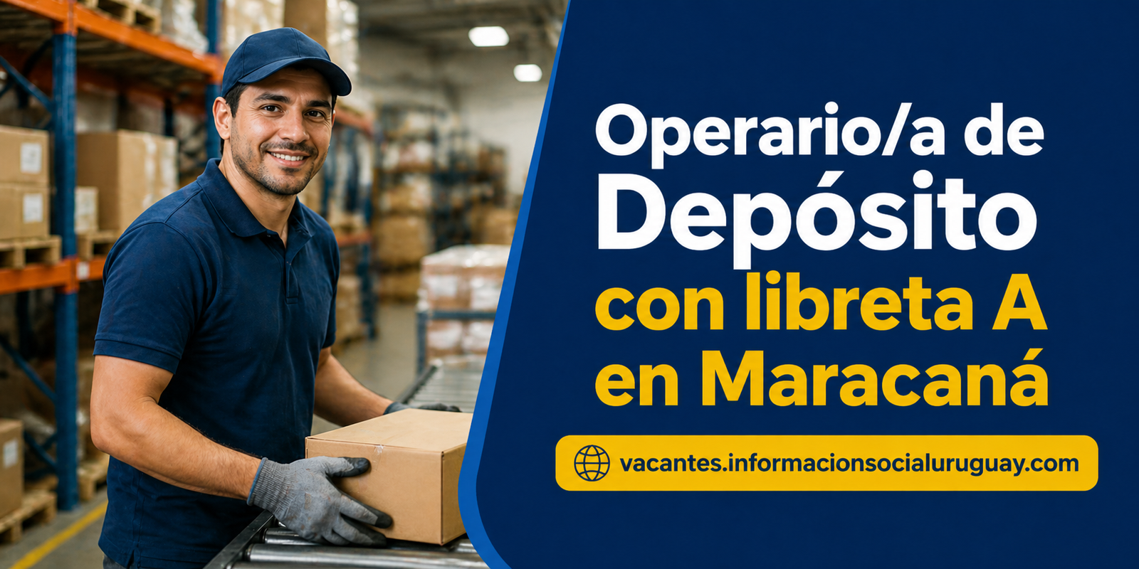 Operario de depósito con libreta A