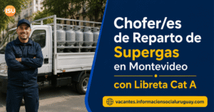 Chofer de reparto en Montevideo