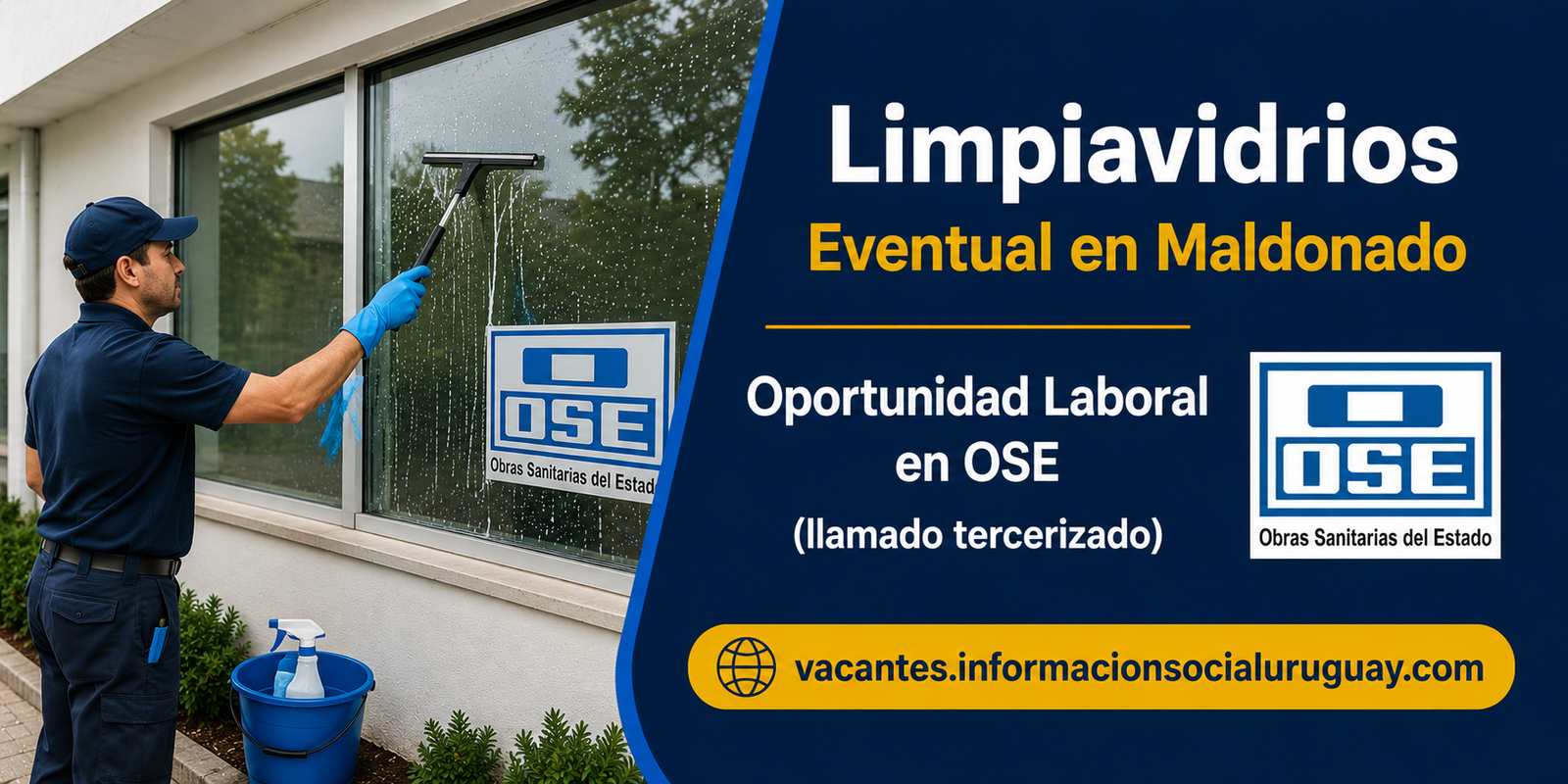 Limpiavidrios en Maldonado