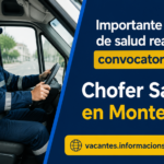chofer sanitario en Montevideo
