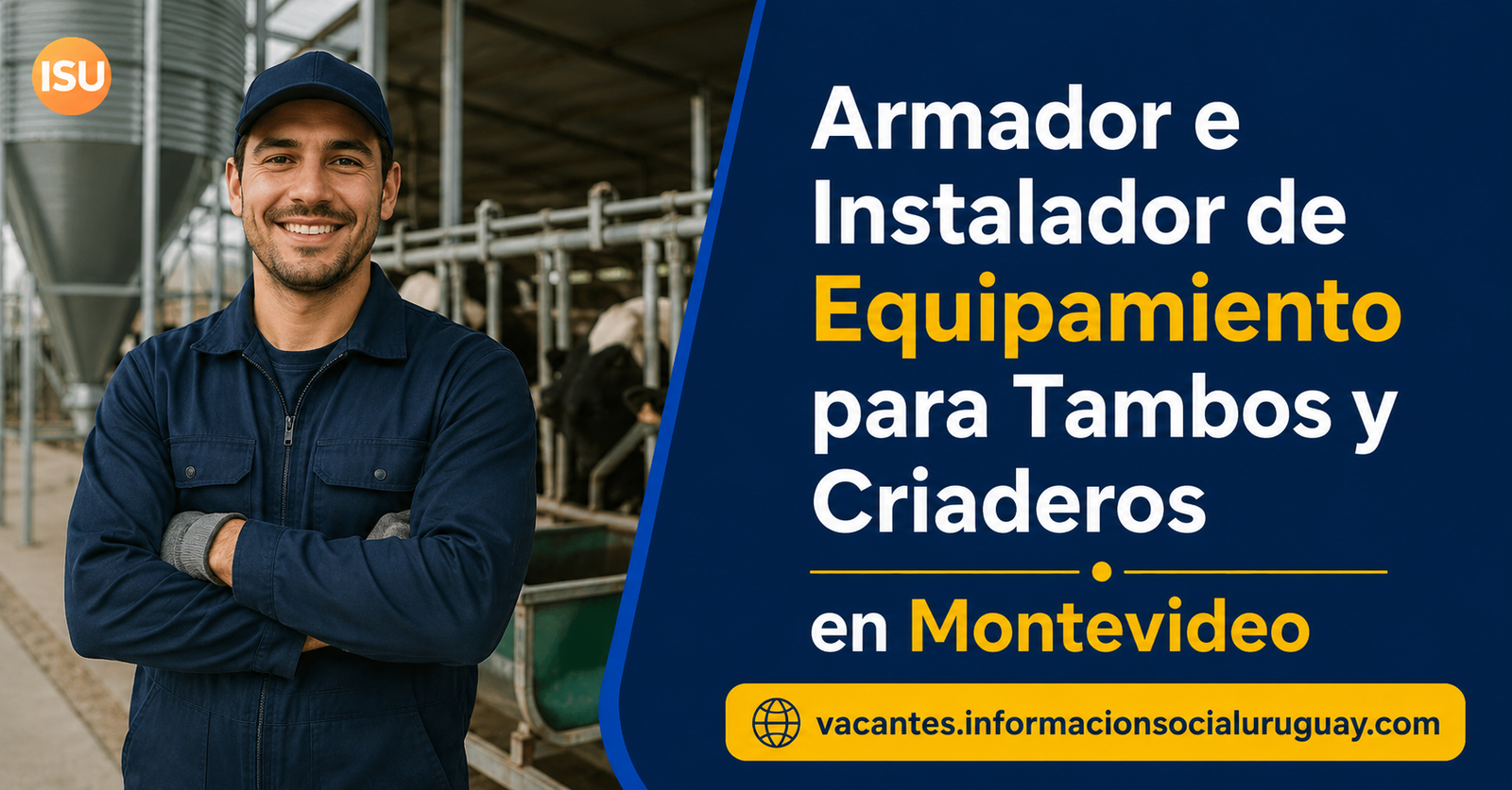 Armador e instalador para tambos en Montevideo