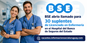 llamado BSE Licenciado en Enfermería