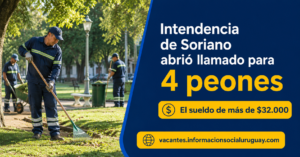 llamado Intendencia de Soriano peones Cardona