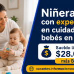 Niñera con experiencia en cuidado de bebés en Pocitos