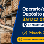 Operario de depósito en Montevideo
