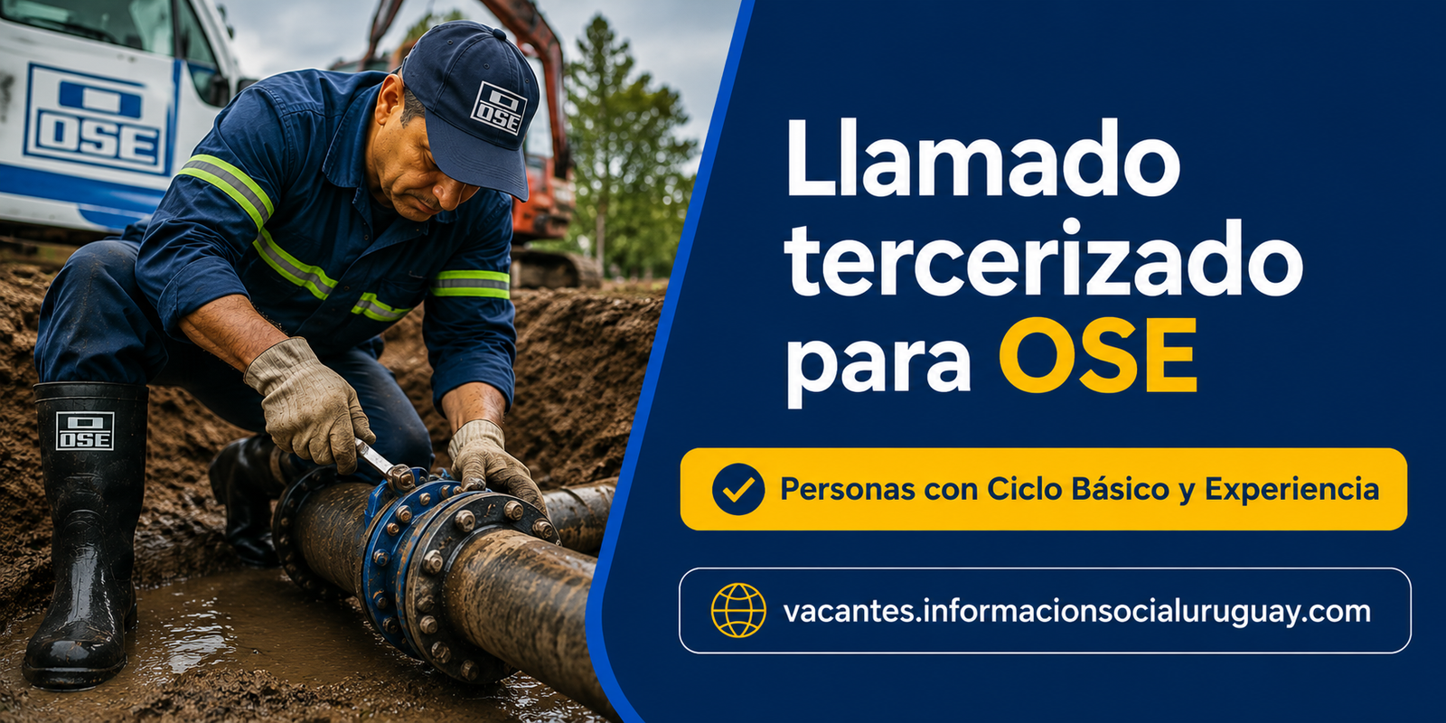 Oficial de Redes de Agua en Montevideo