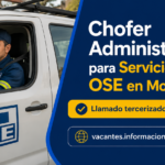 Chofer Administrativo en Montevideo