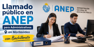 llamado administrativo ANEP Montevideo