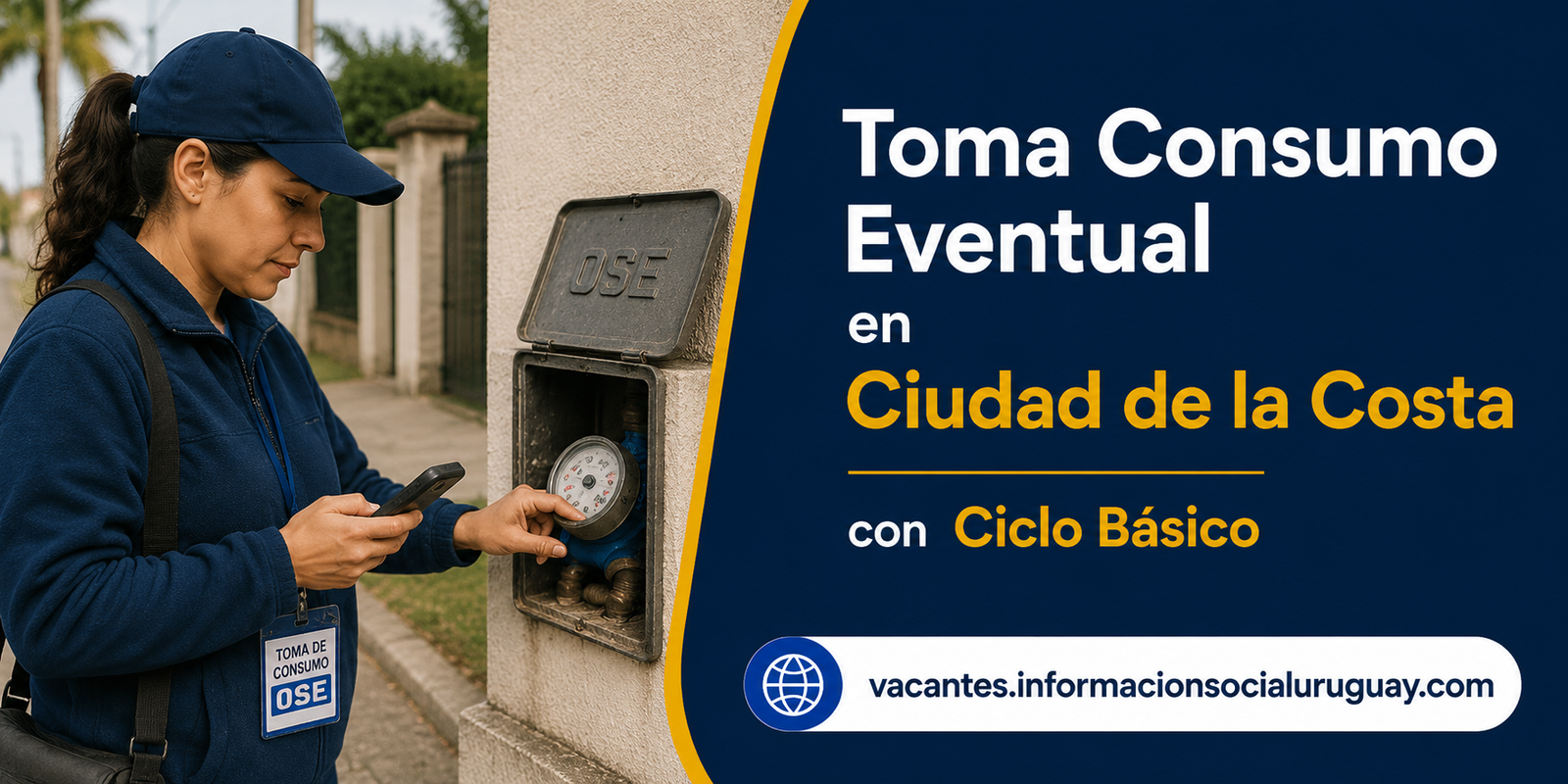 Toma Consumo en Ciudad de la Costa