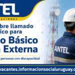 Llamado ANTEL personas con discapacidad
