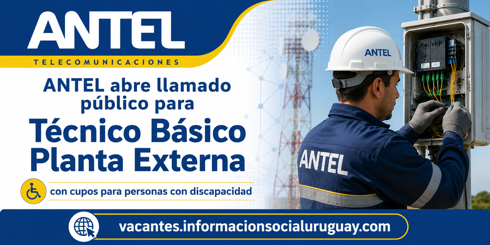 Llamado ANTEL personas con discapacidad
