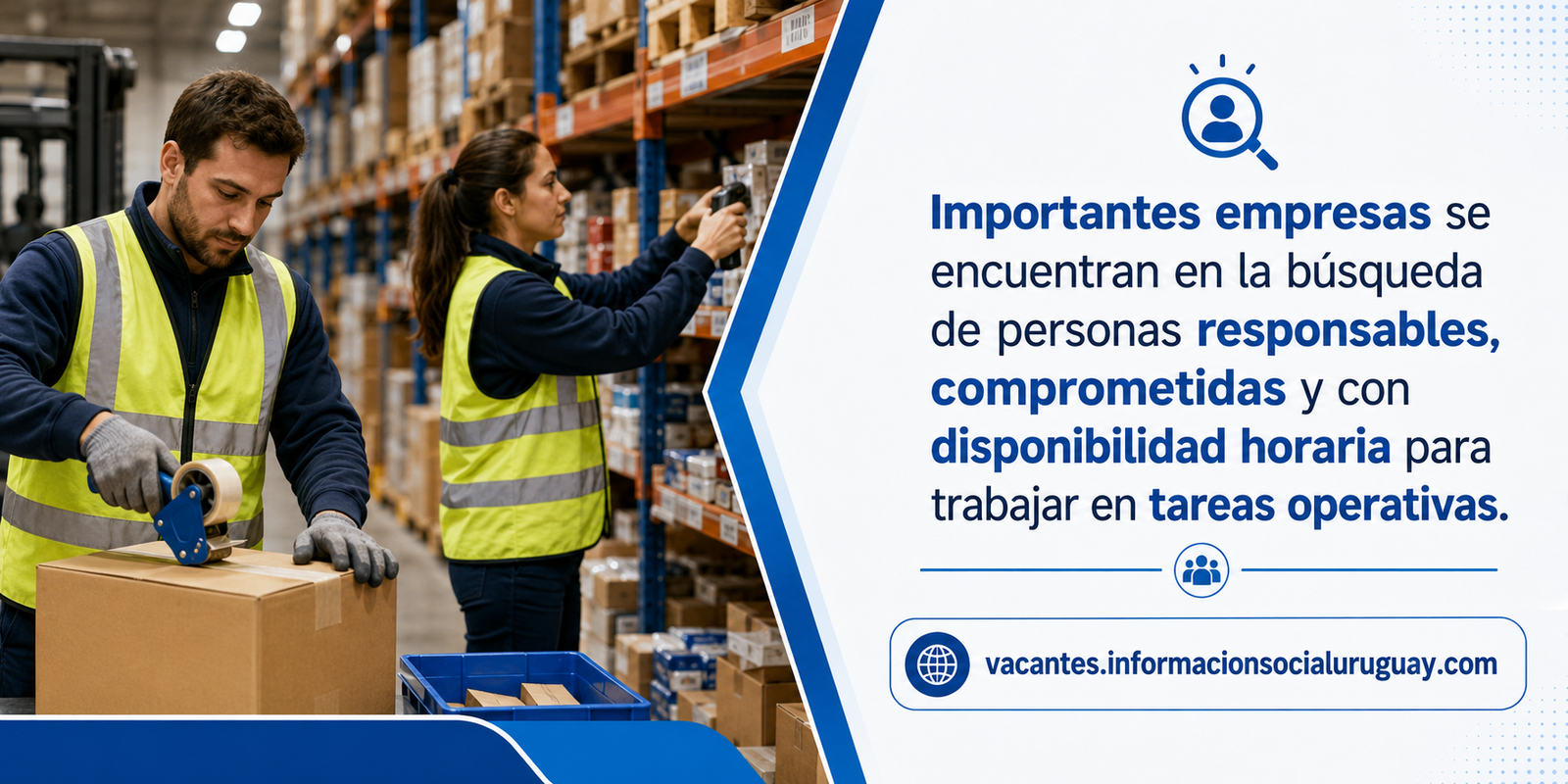 operarios para Montevideo
