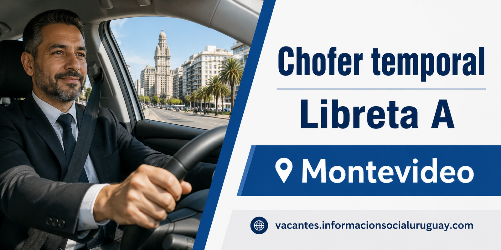 Chofer temporal Libreta A Montevideo