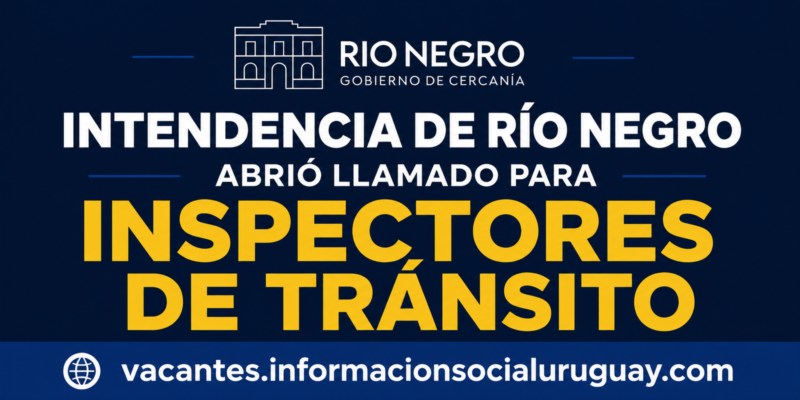 Inspector de Tránsito en Fray Bentos