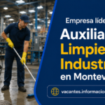 Auxiliar de limpieza industrial en Montevideo