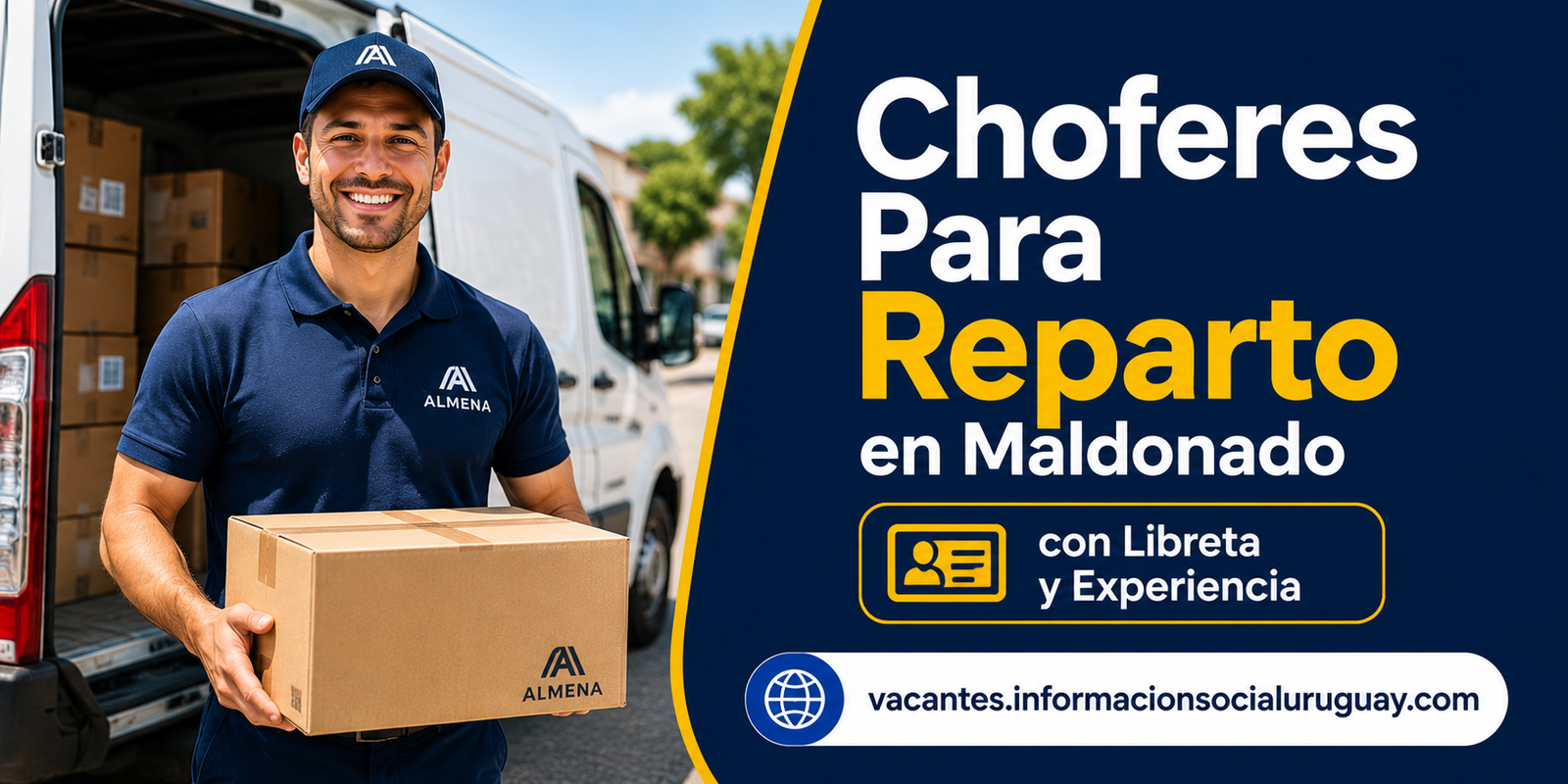 Choferes para reparto en Maldonado