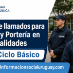 llamados Udelar Vigilancia y Portería