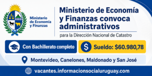 Llamado administrativo Ministerio de Economía y Finanzas