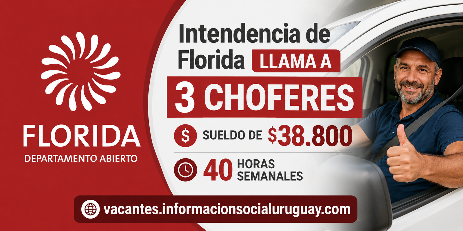 llamado choferes Intendencia de Florida
