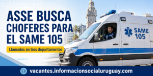 ASSE busca choferes para el SAME 10