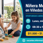 niñera en Viñedos de la Tahona