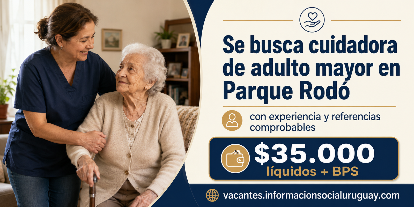 cuidadora de adulto mayor